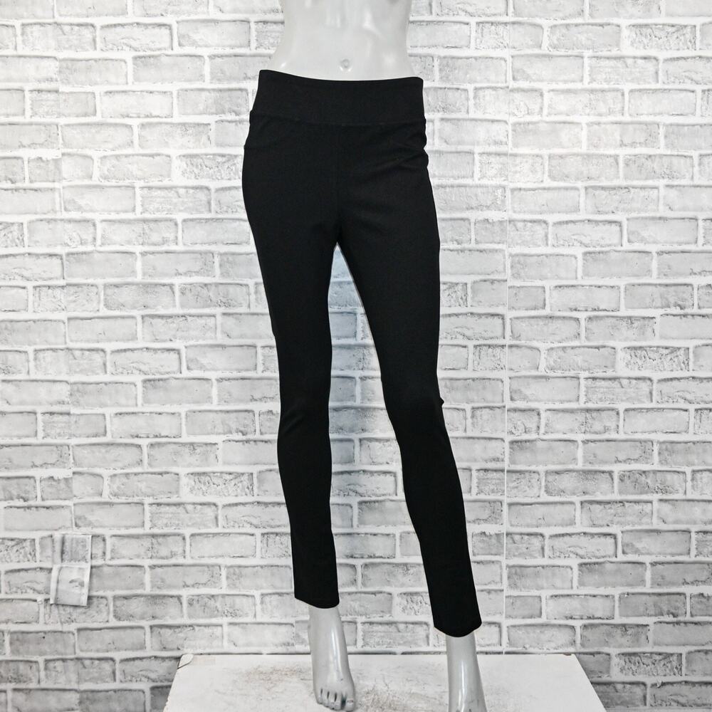 The Reset R LABEL Women's Black Stretch Skinny Ponte Pants size Large